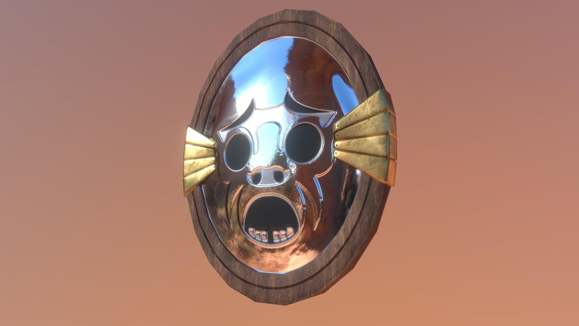 6th Reflection // Ikana's Mirror Shield Download Free 3D model by