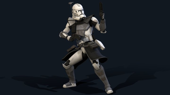 Clone ARC Trooper 3D Model