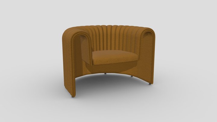 Remnant Lounge Chair 3D Model