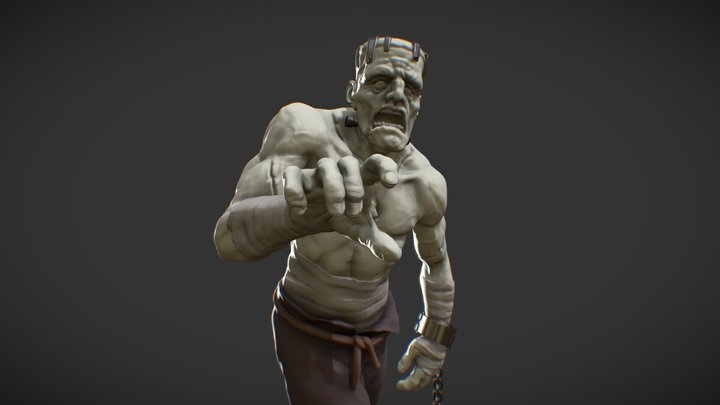 Frankenstein sculpt 3D Model