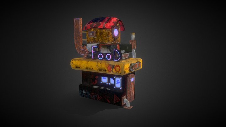 Food shop 3D Model