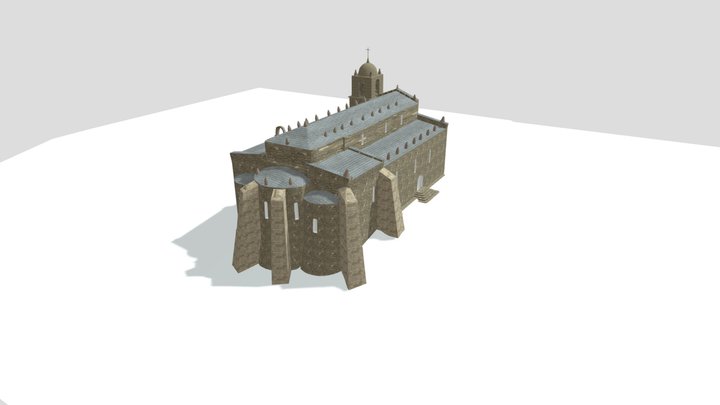 Basílica San Martín de Mondoñedo 3D Model