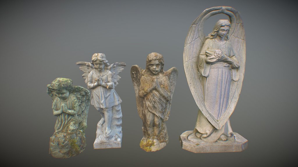Scanned Angel Statue Collection