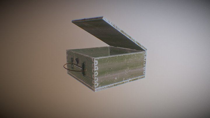 Grenade box - WW 2 3D Model