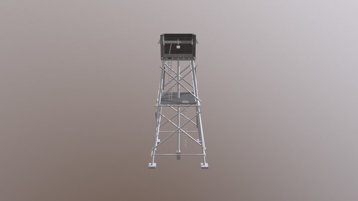 FLAK-toren 3D Model