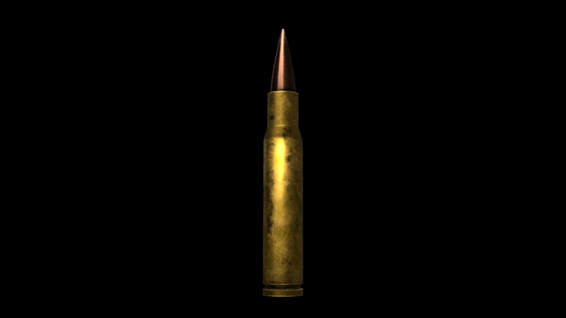 Gold Bullet - 3D model by Kozin (@kozinvladyslav) [8acb665] - Sketchfab