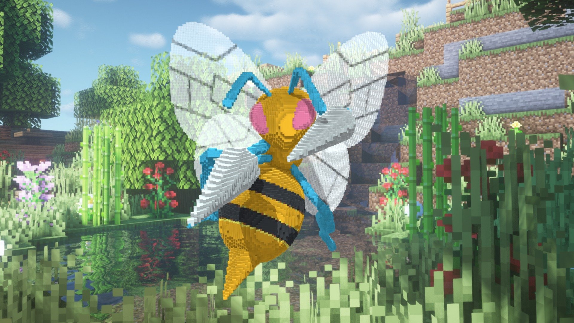 Minecraft Beedrill Build Schematic