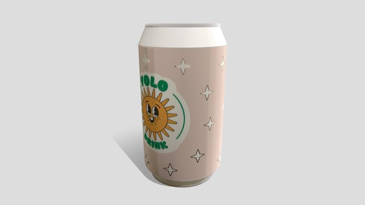 canette yolo drink 3D Model