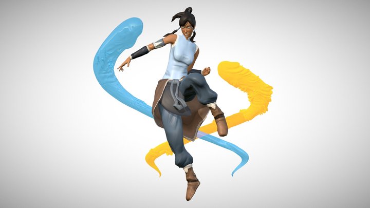 Korra - Avatar 3D Model