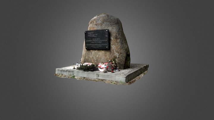 pomnik smoleński w Tarnobrzegu 3D Model