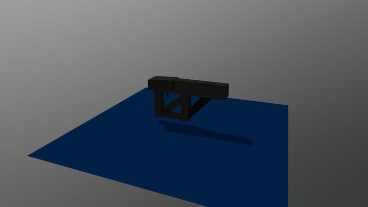a pistol 3D Model