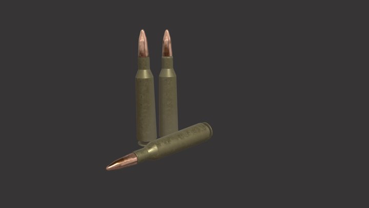 14.5 x 114 Soviet 3D Model