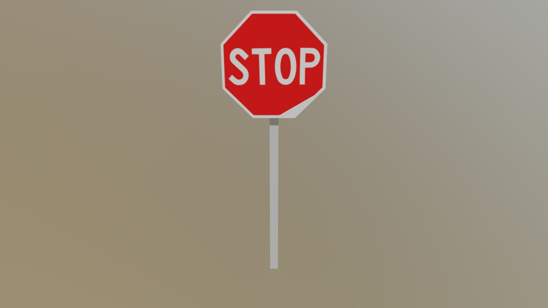 Stop - 3D model by bendy [8acf7ea] - Sketchfab