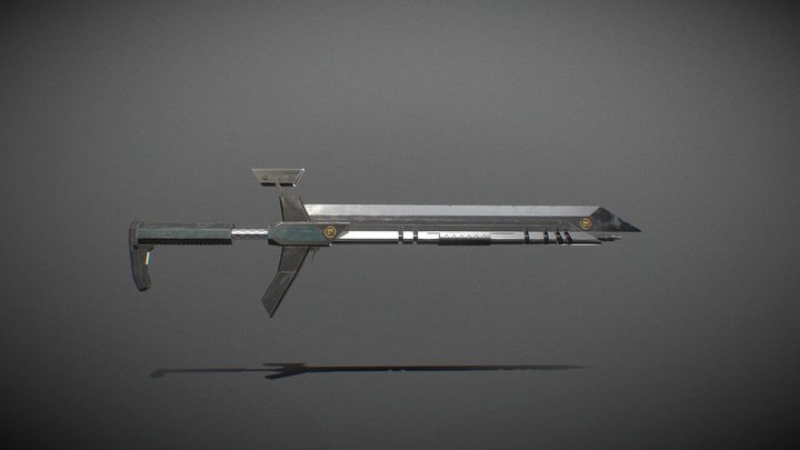 Gunblade - LSW4 - Black 3D Model
