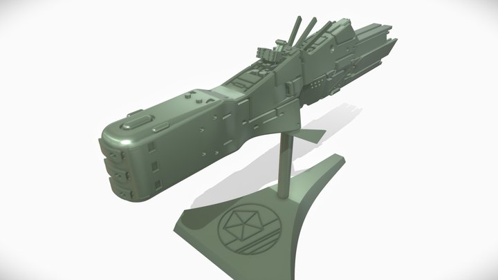 自由惑星同盟 駆逐艦 3D Model