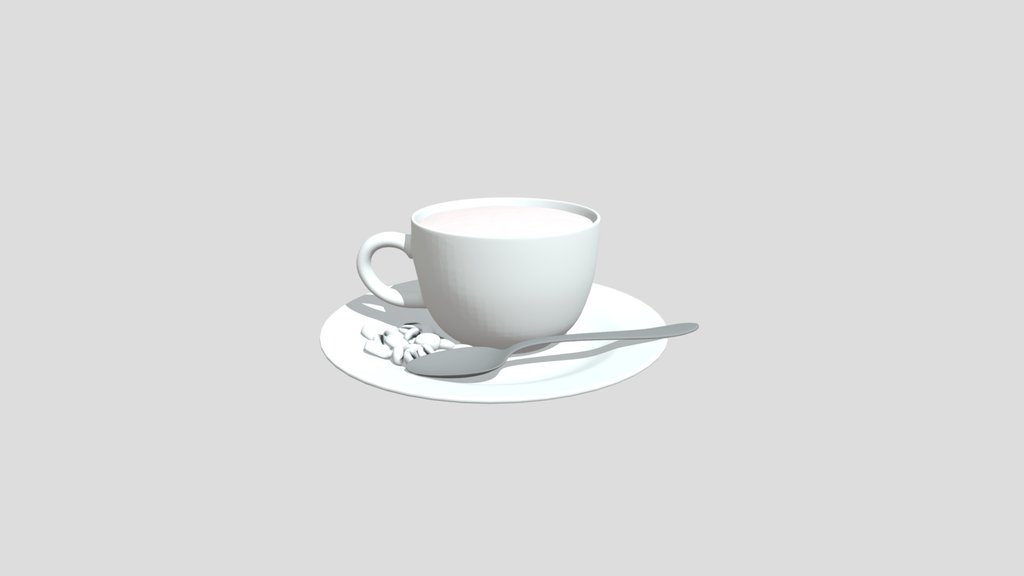 Coffee cup with beans and a spoon