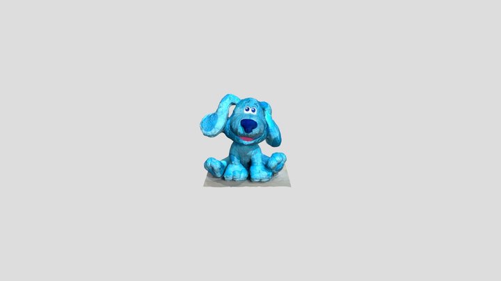 Blues Clues Stuffed animal Scan 3D Model