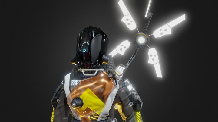 Death Stranding Model Fan art 3D Model