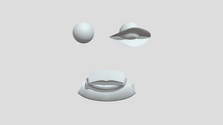 Face and Head Export 3D Model