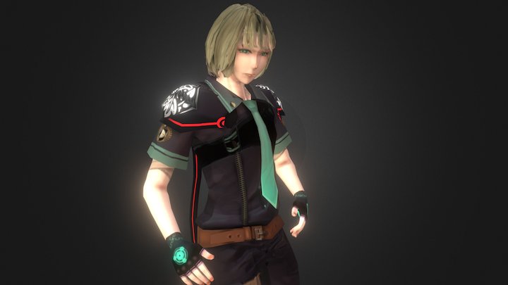 MOBA Character 3D Model