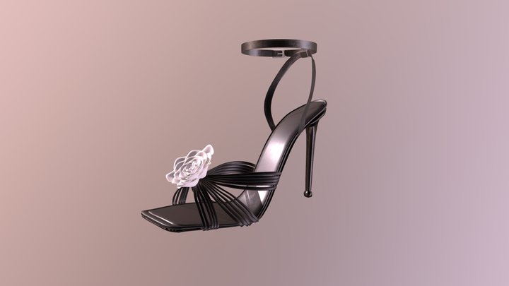Rose Sandals 3D Model