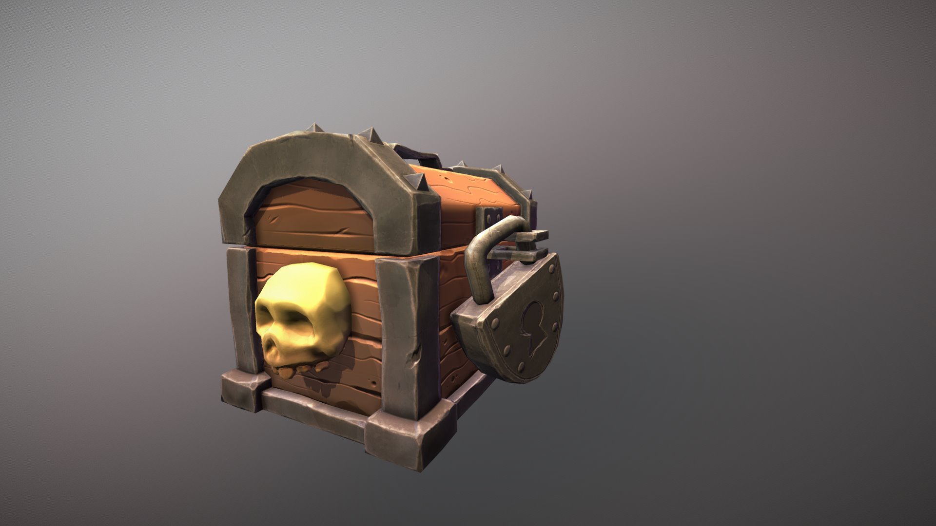 Stylized Pirate Chest - 3d Model By Ar Studio (@happy Bro) [8ad1ad0 