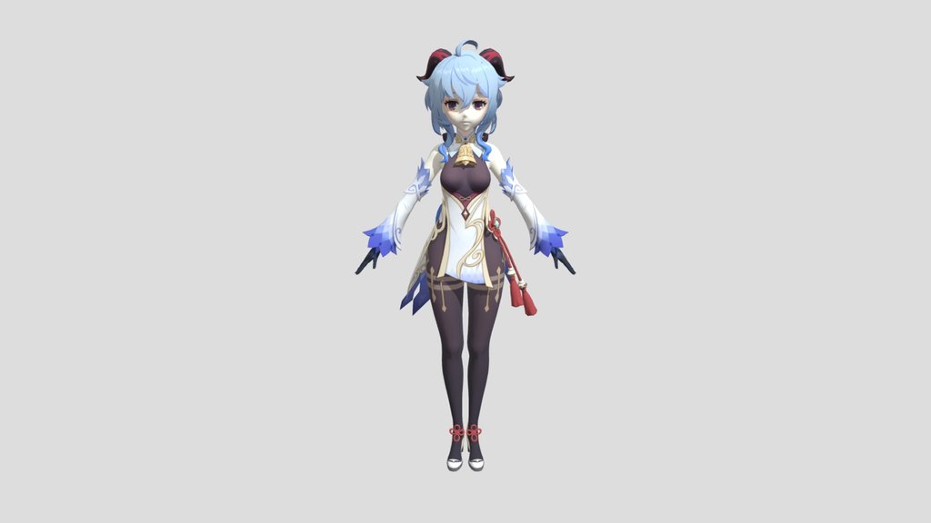 Ganyu fbx with textures