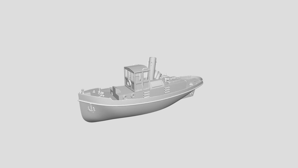 Classic Wooden Tugboat