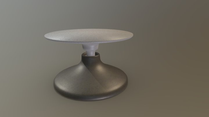 Torno -  Pottery Lathe 3D Model