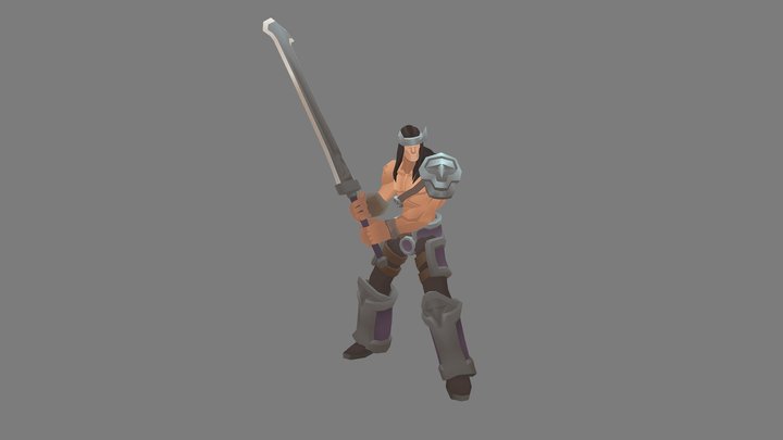 Barbarian 3D Model