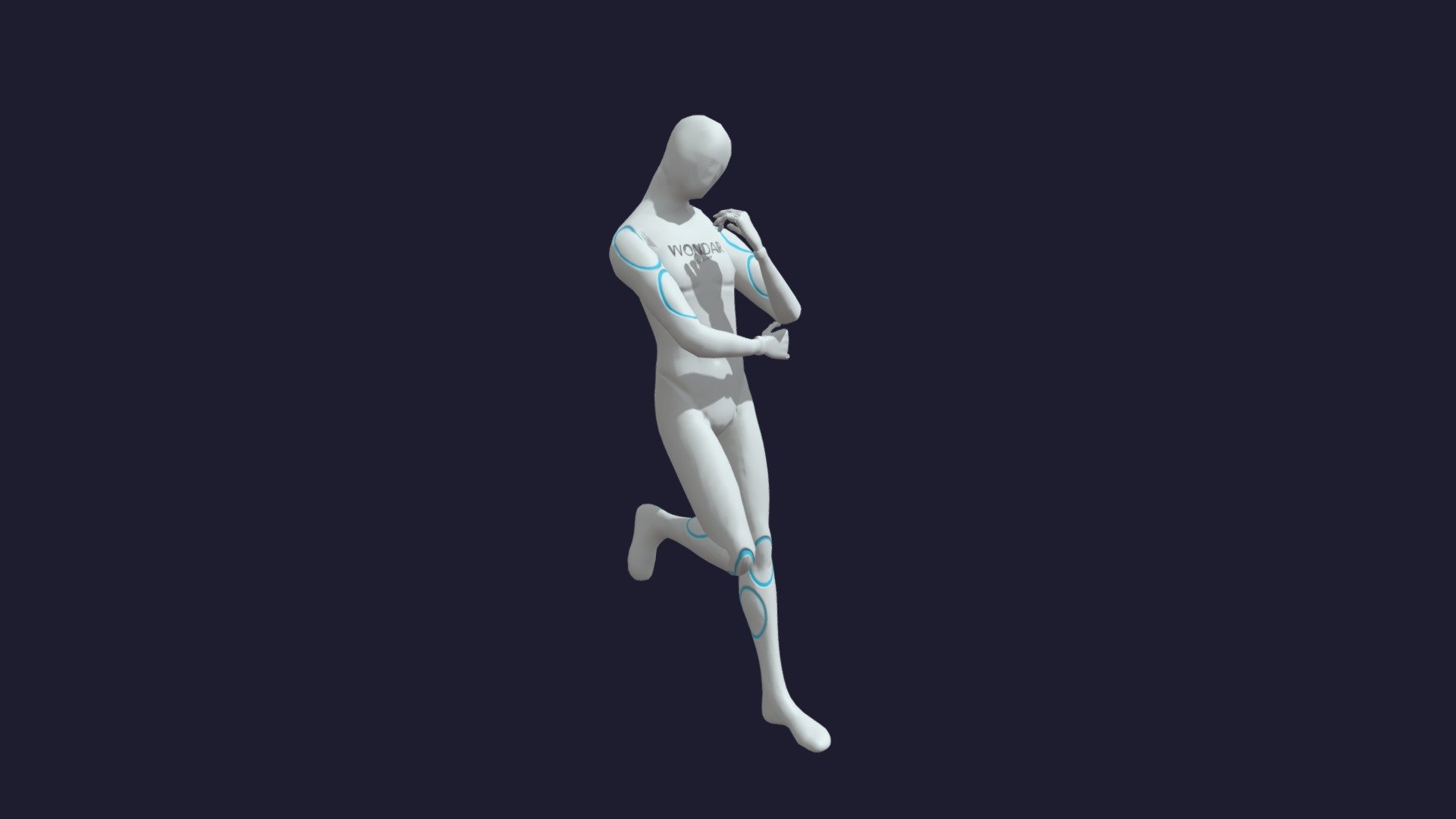 Idle leaning against the wall — Sketchfab embed 3D viewer