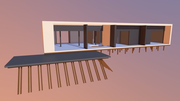 Vivienda Prefabricada 3D Model