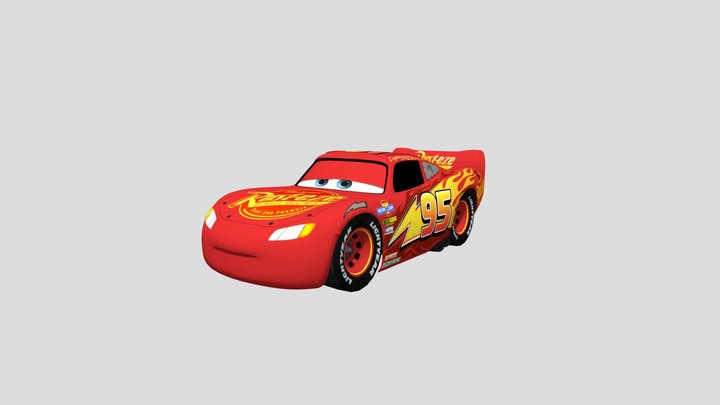 Lightning McQueen Cars 3 3D Model