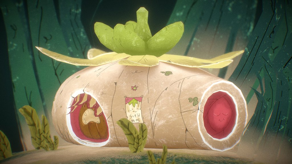 Cocoon in forest