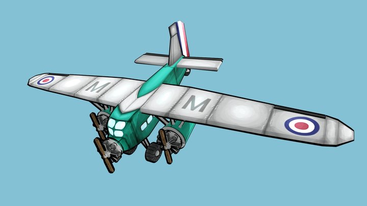 Game Art, Flying Circus 3D Model