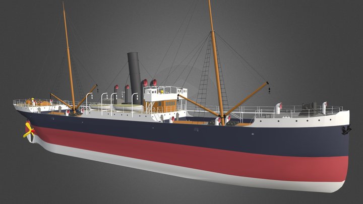 Zrínyi 1892 3D Model