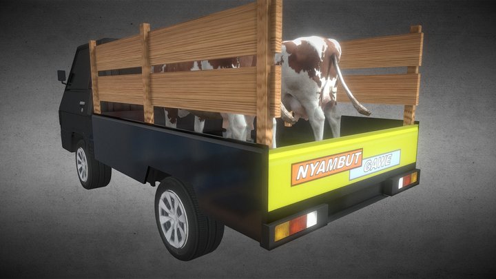 [Eid Al Adha Special] Cow Truck 3D Model