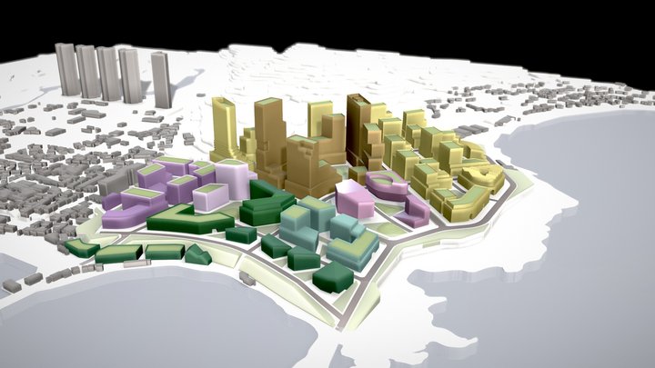 HANGLAS DEVELOPMENT PLAN, BUSAN 3D Model