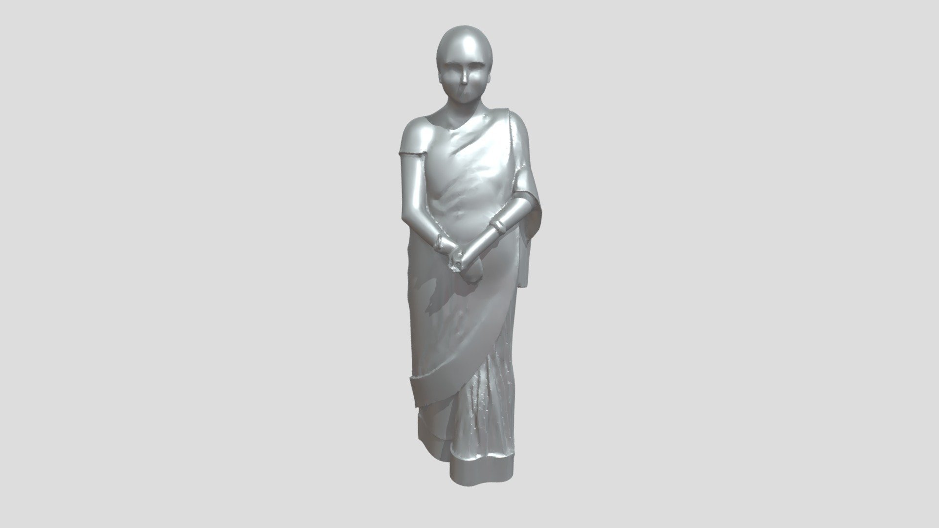 woman in traditional attire - 3D model by vividcraf [8add190] - Sketchfab