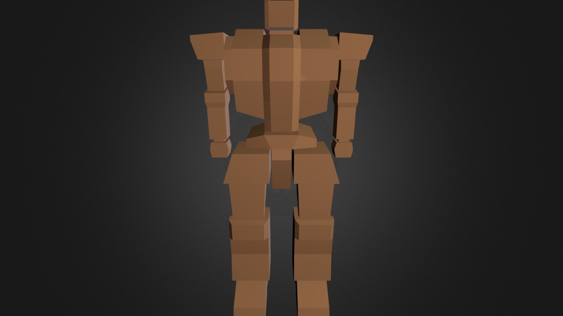 Low-Low poly mech
