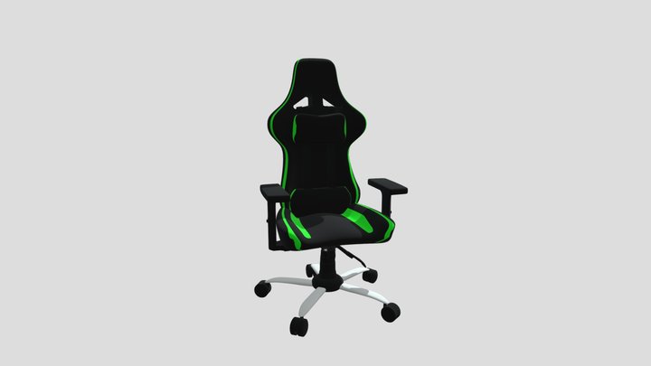 Textured Gaming Chair 3d Model – Modello 3D gratuito STL