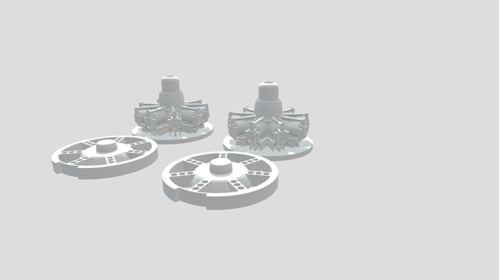 Bristol Pegasus X Engine 1/72 3D Model