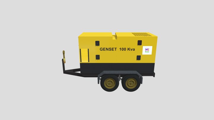 GENSET TARIK 100KVA 3D Model