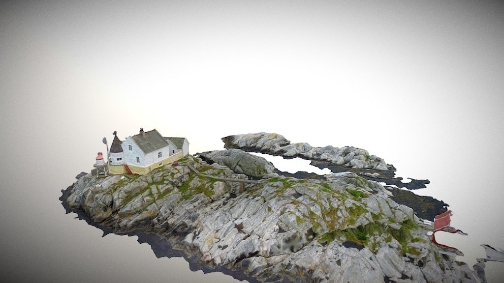 Saltholmen Fyr 3D Mesh