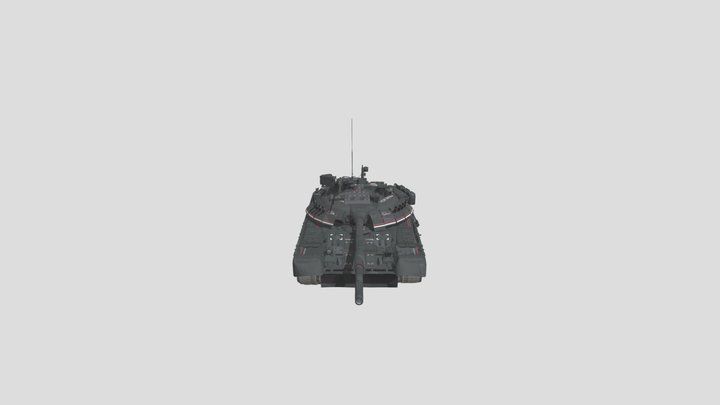 T-80UE-1 Yor Forger 3D Model