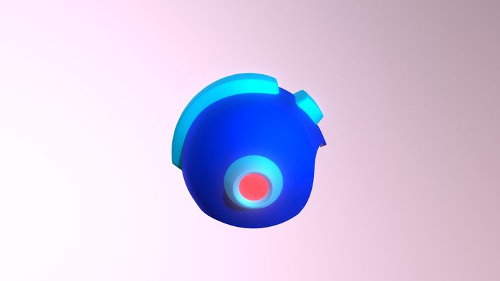 MegaManHelmet 3D Model