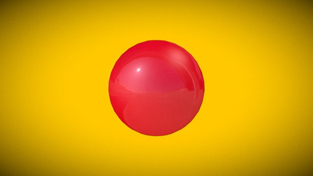 Red Ball 3D Model