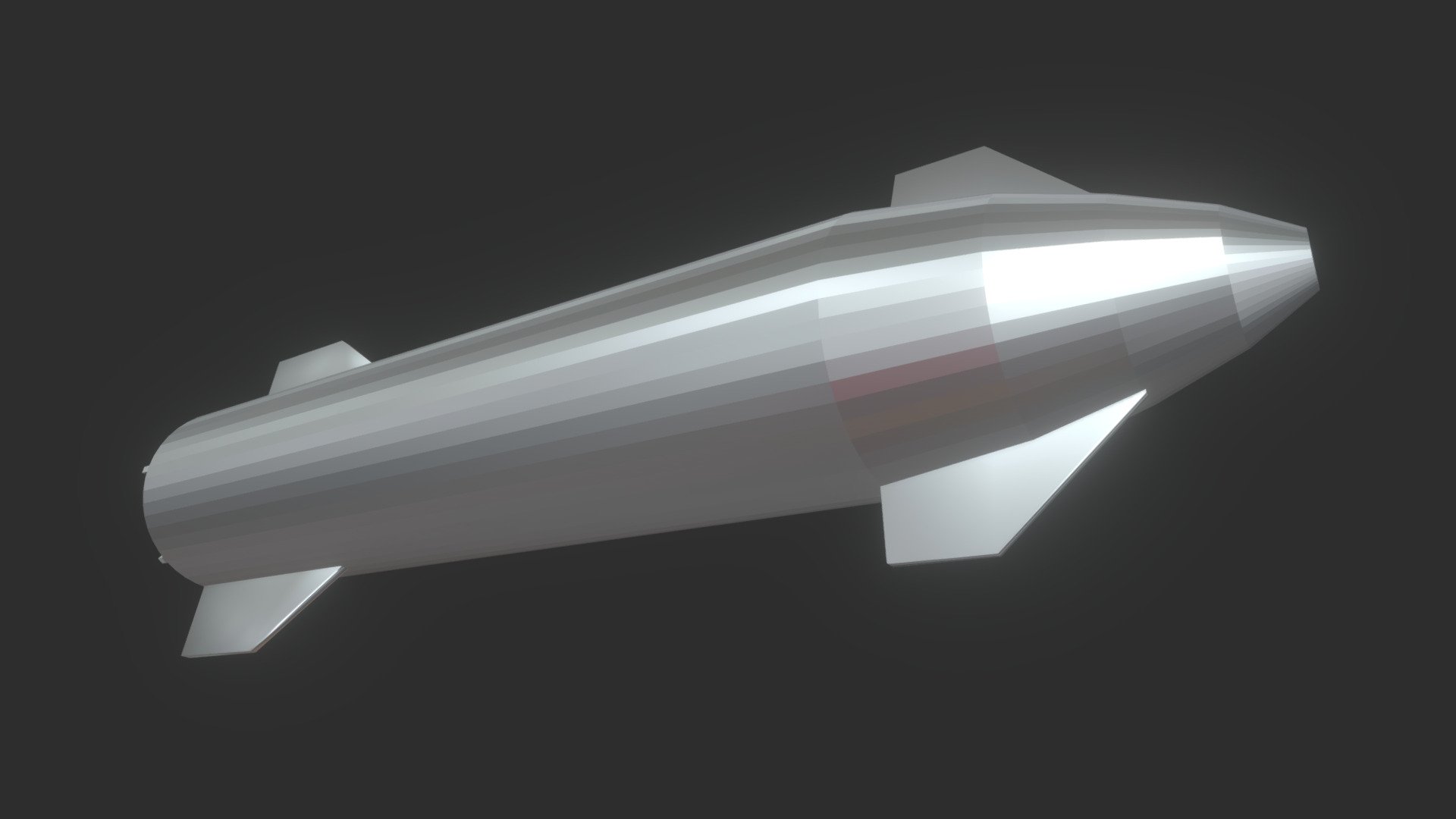 LowPoly SpaceX Starship 3D model by dsl3125 [8ae07c7] Sketchfab