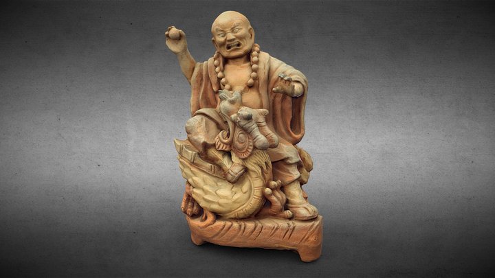 The Kassapa Thera clay by the great master Liu 3D Model