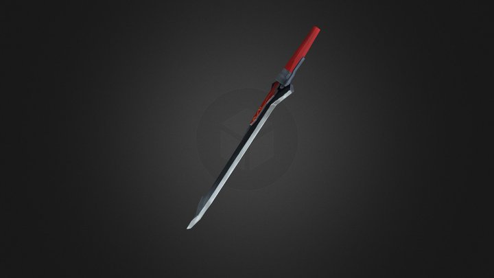DMC red queen (Nero's sword) 3D Model